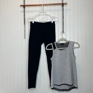 Tna & Alala Women’s Mid Rise Leggings & Tank Athletic Activewear Bundle Size S